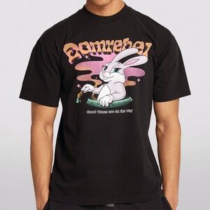 NWT $150 DOMREBEL XL Cotton Bunny Carrots T-Shirt Graphic Men’s Logo